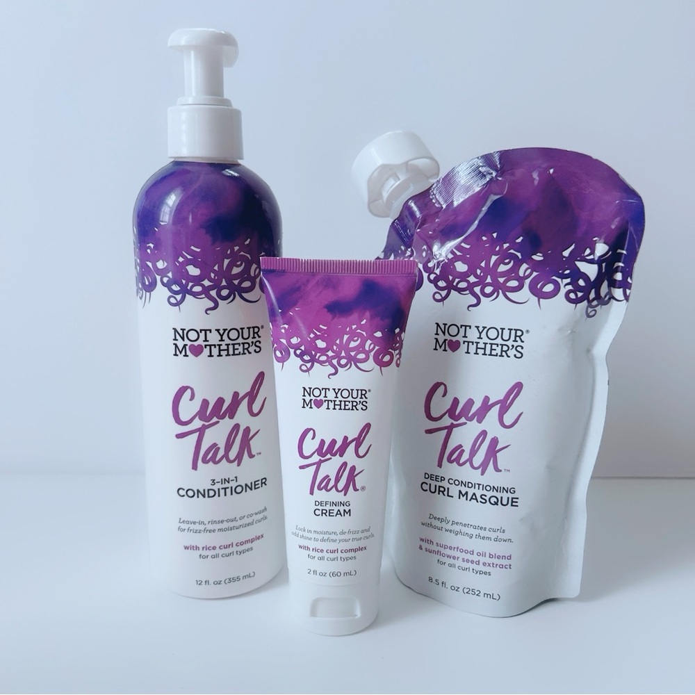 Not Your Mother's Curl Talk Bundle - Conditioner, Curl Cream & Hair Masque